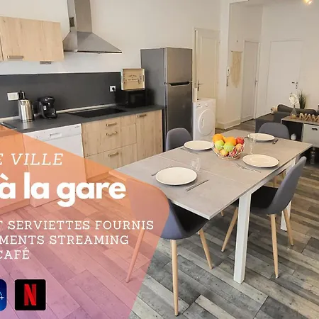 Spacieux - Face A La Gare Et Centre-ville Apartment Epinal